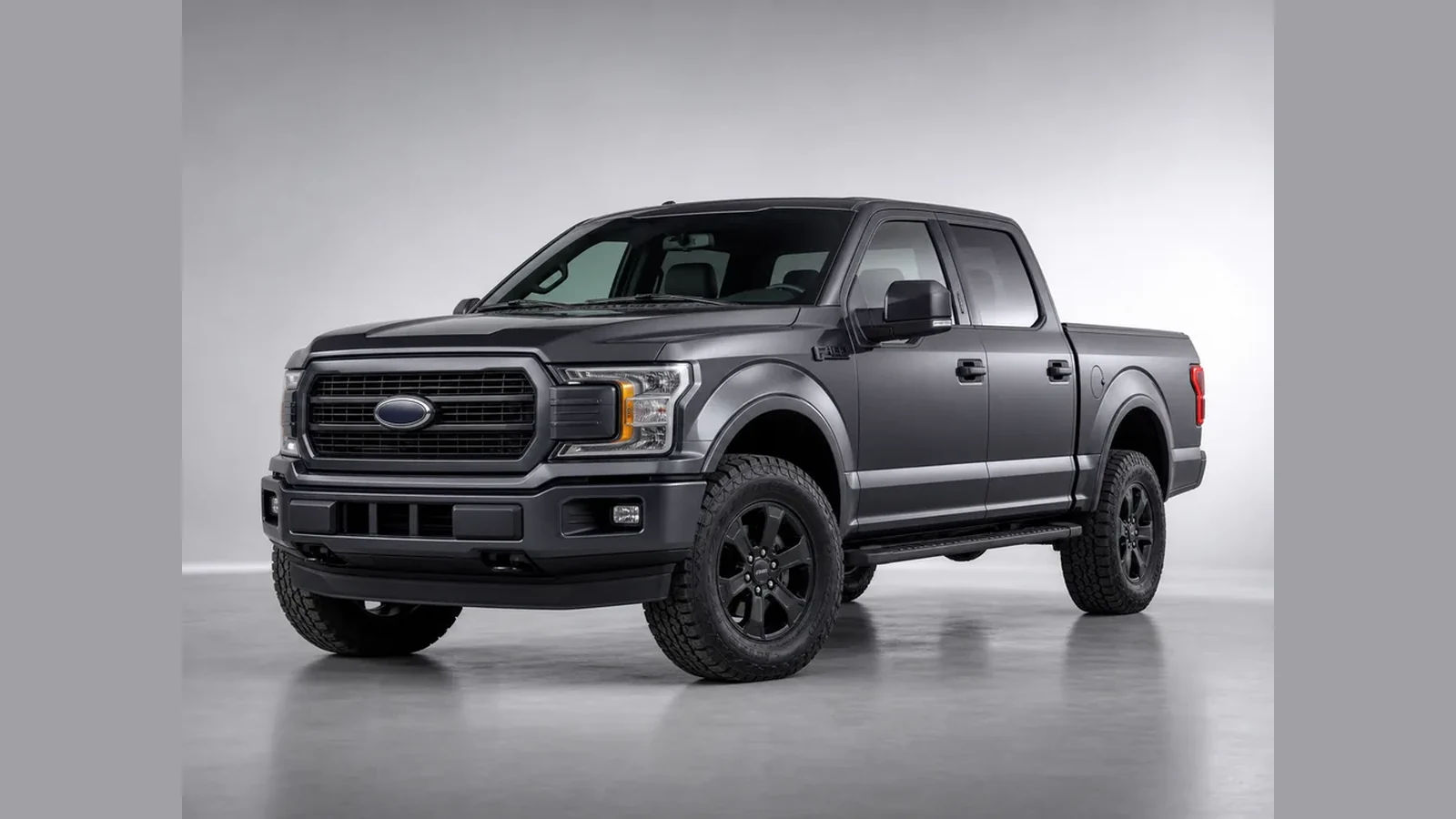 Ford F-150 full-size pickup truck, front three-quarter view