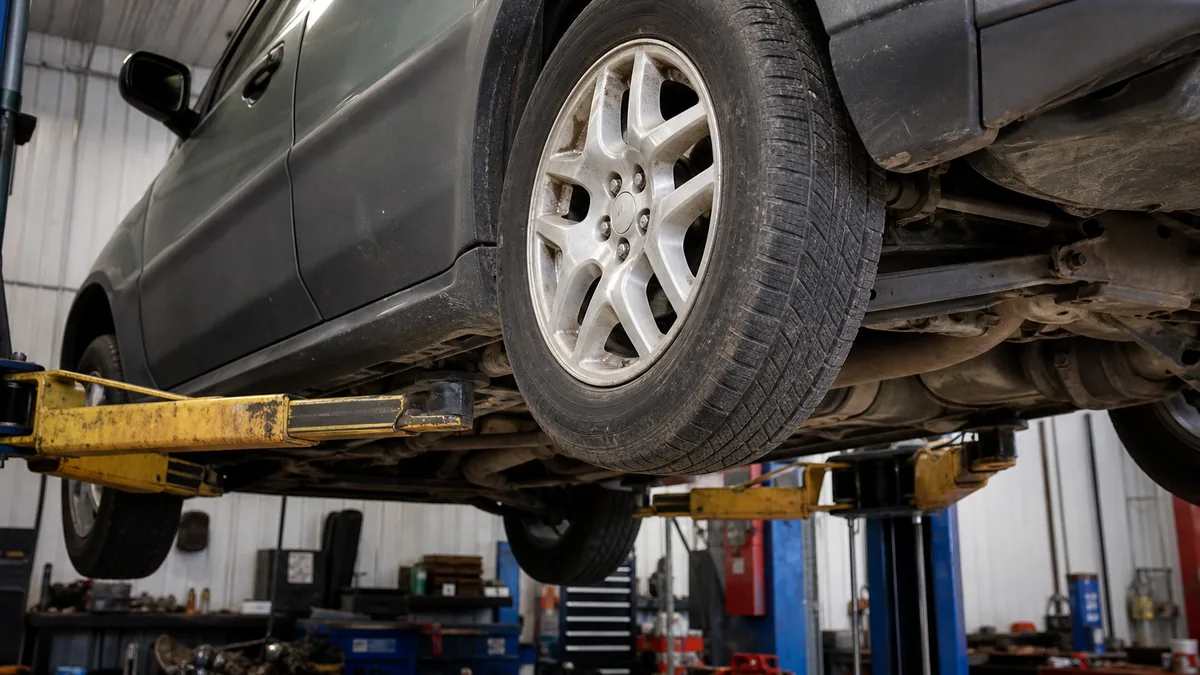 Open hood inspection after a jump-start - Subaru Outback