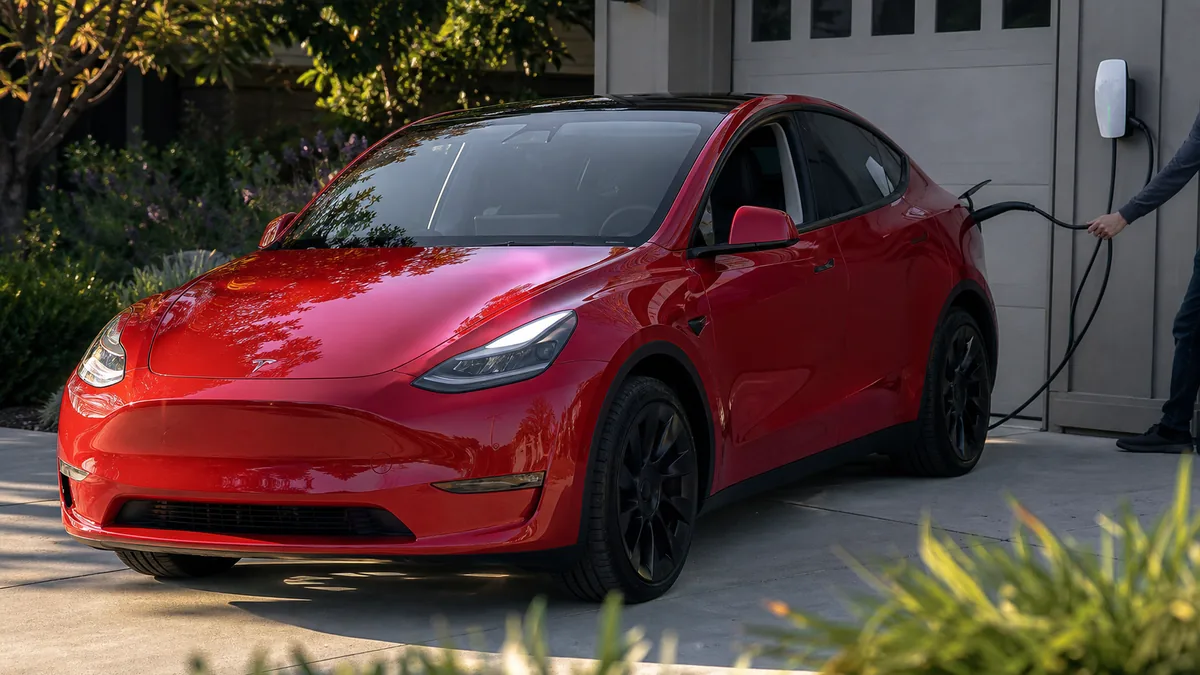 Home charging setup and driveway cable check for Tesla Model Y shoppers