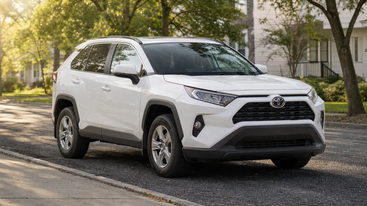 Toyota RAV4 exterior profile parked at the coast - Toyota RAV4